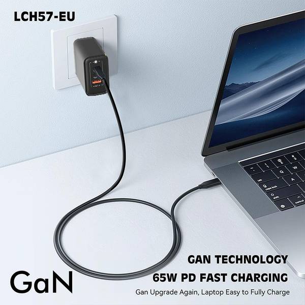 [LCH57UK] شاحن GaN